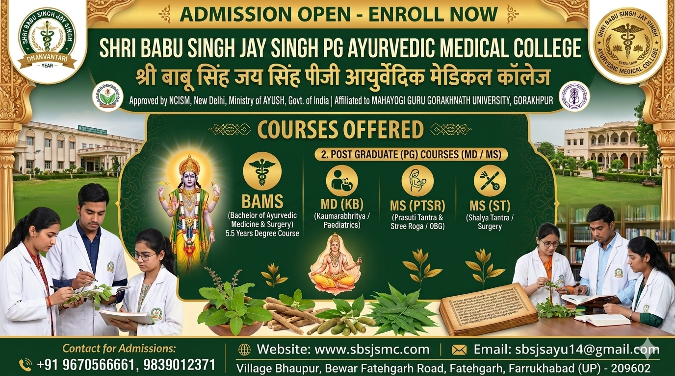 SHRI BABU SINGH JAY SINGH PG AYURVEDIC MEDICAL COLLEGE AND HOSPITAL